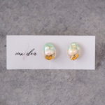 【Shimmering】　mint green　ピアス/イヤリング