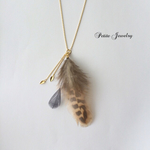 再販＊Feather long necklace＊