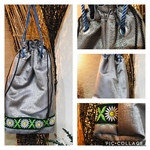 送料無料:リボン刺繍＊ハンドバッグ