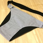 【再9販】お膝の上でも♪ヒッコリー柄 チェアベルト