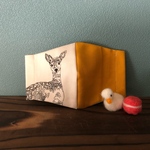 シカさん大好き！　子ども用立体マスク(小学生向け) 男の子　女の子　ナチュラル