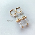 ホワイトマーブル❁ピアス＆イヤリング