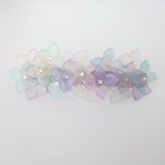 紫陽花＊バレッタ(クリスタル)*。・ﾟ・＊