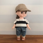 No.68¨̮♡︎ソランちゃん メルちゃん服¨̮♡︎フレンチスリーブ&デニム