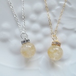 ☆Heaven&Earth 社　ヒマラヤ産　ゴールド　アゾゼオ　 アゼツライト　AAA　ラウンド10mm　14kgf or SV925ネックレスチャーム　即納各1点ずつ（883）