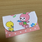 ペタンコポーチ(レトロうさぎ)