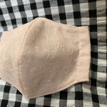 訳あり【綿レースピンク】夏用マスク