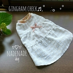 ふんわりワンピース♪　ギンガムチェック ❁　　
