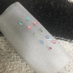 人気 樹脂 ピアス セット スワロフスキー 誕生石