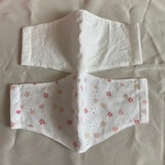 立体マスク 2枚セット レースマスク 花柄 夏用マスク