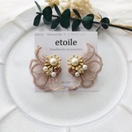etoile   Pink オーガンジーフラワー　