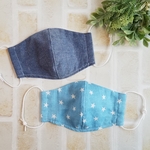 二枚セット🍀男の子の立体マスク《ブルー系》
