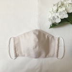 立体夏マスク♡送料無料♡夏向けサッカー生地&ダブルガーゼ使用