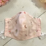 軽くてやさしい⁂ダブルガーゼマスク⁂雑貨柄　肌色綺麗に見えるピンク色
