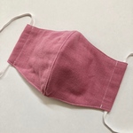 ガーゼ 立体マスク Ｌ【ピンク】