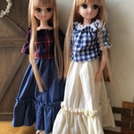リカちゃん服＊フリルティアードスカート