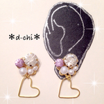 ハート イヤーカフセット