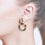 SALE!! dryflower  ×  greenaventurine earring