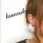 ふわふわフラワーピアス❤︎ホワイト