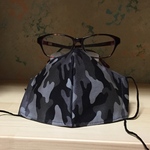 大人用立体布製マスク迷彩柄