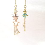 Meteor shower and Saturn ピアス