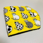 仮置きケース　ねこ　イエロー