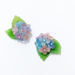 オルテンシア 紫陽花のイヤリング or ピアス
