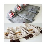 M＊様専用お買い物ページ  Union Jack Parker knit Double button gray, White cap knit border sleeve 