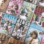 ＊145. BINGO ヴィンテージ チルドレン ❁⃘*.゜フレークシール