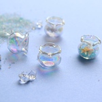 16mm  ミニ金魚鉢　レインボー加工