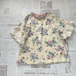 フォロワー様感謝セール！【120】お花柄ベルスリーブTシャツ