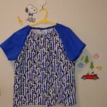 130ｻｲｽﾞ 《男の子》  犬柄 半袖スモック(ポケット無し)