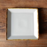 B級品　中サイズ　ワンプレート皿　(白マット)　