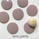 まんまる Acrylpartsくすみpurple4p