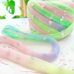 ♡シルバーハート♡手染めチュールヤーン20g