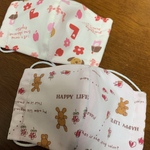 暑さ対策！薄手の子供用立体布マスク２枚セット
