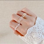 【再販】ビーズリング3点セット デイジー