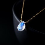 14kgf＊レインボームーンストーン ファセットカット　ネックレス②