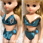 (ⓟ) *̣̩⋆̩* ターコイズ　リゾート水着 *̣̩⋆̩*