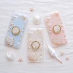 シェルフレーム（スマホリング付き）❁.*･ﾟ夏 海 iPhoneケース【※iPhone専用ページ】