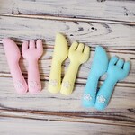 フェルトおままごとに♡フォーク＆ナイフ3色セット