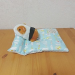 《おねんねマット》白クマさんとアイス　ブルー