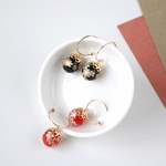 桜の和玉ピアス
