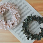 【Thanks gift】wreath* pink