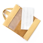 大人気のため再入荷！！感染予防のために！通帳ケースにもなる、牛革を使用した本革レザーのマスクケース！マスク置き、母子手帳 父の日にも！