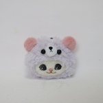 クマさんストラップ(白猫)