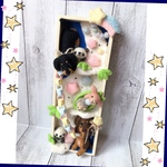 ミルキーウェイ ダックス☆ブラックタン・チョコタン☆羊毛フェルト　天の川 七夕 