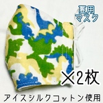 夏用 立体マスク 子どもサイズ 2枚セット