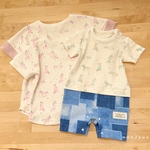 『bluishgreenさまオーダー品』ドルマンT＆ロンパース