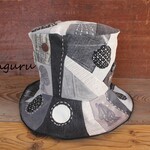 アトムママ様専用☆モノクロドットのシルクハット